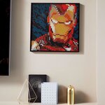 Lego art 31199 art iron man de marvel studios