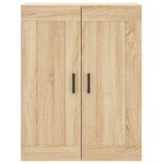 vidaXL Armoire murale chêne sonoma 69 5x34x90 cm bois d'ingénierie