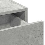 vidaXL Table de Toilette Gris 83 x 40 x 70 cm Bois d'ingénierie