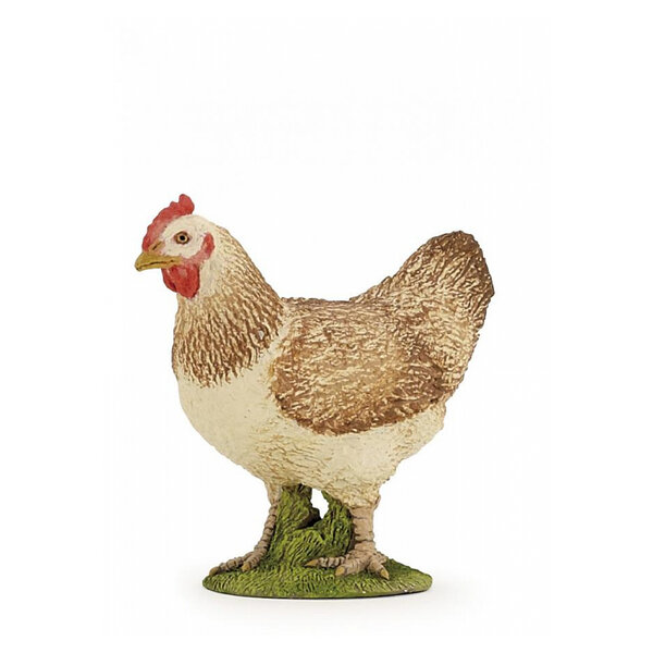 Figurine de Poule Rousse PAPO - Décoration Animalière Réaliste