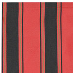vidaXL Toile de rechange pour store banne Orange et noir 10 x 1.6 m