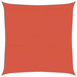 vidaXL Voile d'ombrage 160 g/m² carré terre cuite 4 5x4 5 m PEHD