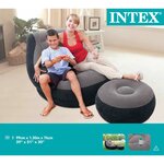Intex Fauteuil gonflable avec pouf Ultra Lounge Relax 68564NP
