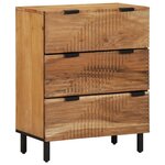 vidaXL Buffets en bois massif d'acacia 3 pièces  60x33x75 cm