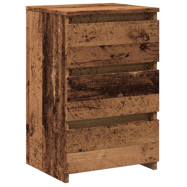 vidaXL Table de chevet vieux bois 40x35x62 5 cm bois d'ingénierie