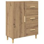 vidaXL Haut Armoire avec tiroir Chêne artisanal 69 5 x 32 5 x 180 cm