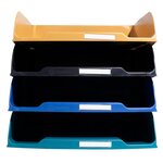Set De 4 Corbeilles À Courrier Combo Styli Neo Deco - Couleurs Assorties - Exacompta