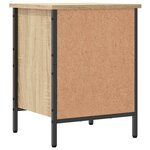vidaXL Armoire à chaussures chêne sonoma 38x35x50 cm bois d'ingénierie