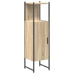 vidaXL Ensemble de meubles de salle de bain 3 pièces en bois d'ingénierie chêne