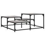 vidaXL Table basse sonoma gris 87 5x87 5x40 cm bois d'ingénierie