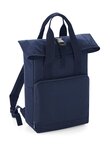 Sac à dos urbain rolltop et poignées - 14 litres - BG118 - bleu marine