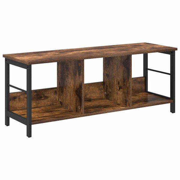 vidaXL Étagère Chêne fumé 102 x 32 x 40 5 cm Bois d'ingénierie