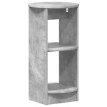 vidaXL Meuble d'appoint Gris Béton Bois d’ingénierie