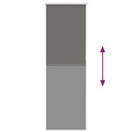 vidaXL Store enrouleur occultant largeur du tissu 50 7 cm polyester