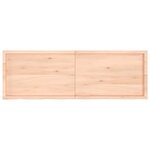 vidaXL Dessus de table 180x60x(2-4) cm bois de chêne massif non traité