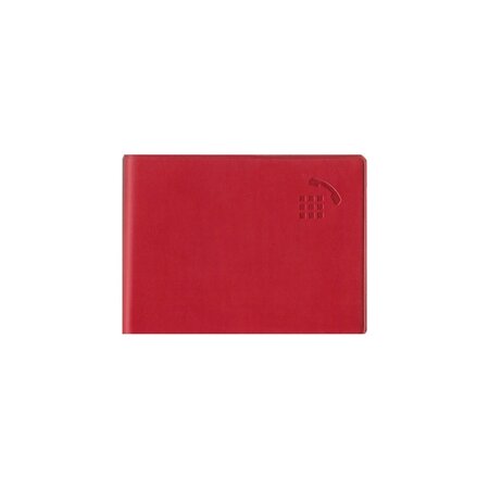 Répertoire / Carnet d'adresses 7.2 x 9,5 cm - Rouge