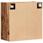 vidaXL Armoire murale vieux bois 60x31x60 cm bois d'ingénierie
