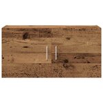 vidaXL Meuble mural vieux bois 80x39x40 cm bois d'ingénierie