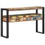 vidaXL Table console 120 x 33 x 75 cm bois de récupération massif