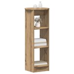 vidaXL Meuble d'appoint Chêne artisanal 40 x 40 x 100 cm