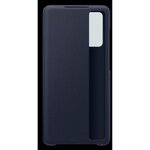 Smart clear view cover bleu s20 fe