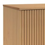 vidaXL Meuble TV OLDEN marron 114x43x57 cm bois de pin massif