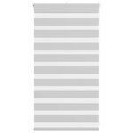 vidaXL Store zèbre gris clair largeur du tissu 85 9 cm polyester