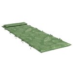 vidaXL Coussin de transat ensoleillé Vert 178 x 60 x 4 cm Tissu Oxford