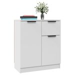 vidaXL Buffet Blanc 60x30x70 cm Bois d'ingénierie