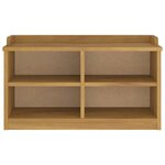 vidaXL Banc de couloir SANDNES 87x40x50 cm bois de pin massif