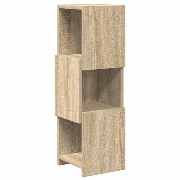 vidaXL Meuble d'angle Chêne Sonoma 25 5x25x80cm Bois d'ingénierie