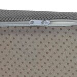 vidaXL Coussin d’assise Gris 39 x 38 x 8 5 cm