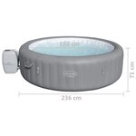 Bestway Cuve thermale ronde Lay-Z-Spa Grenada Airjet