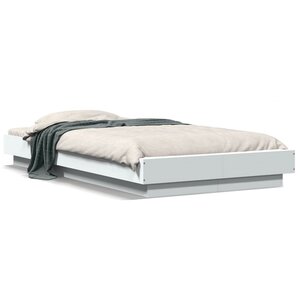 vidaXL Cadre de lit sans matelas blanc 90x200 cm