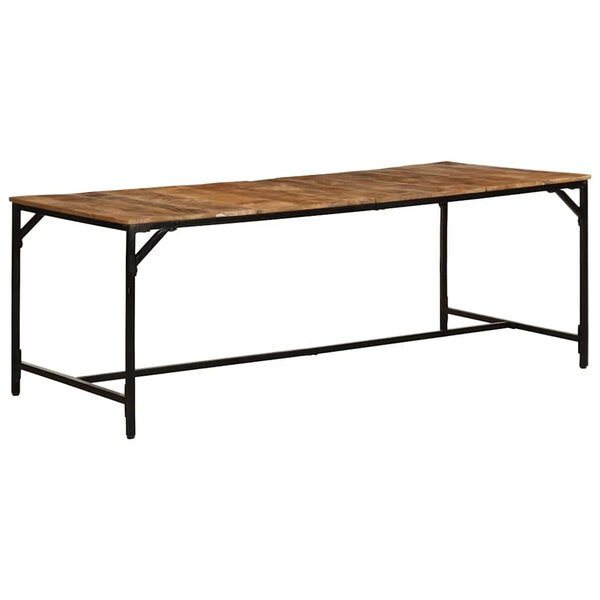 vidaXL Table à manger 200x100x75 cm bois de manguier massif brut