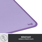 Large tapis de bureau - logitech desk mat - studio series  multifonctionnel et etendu - lavande
