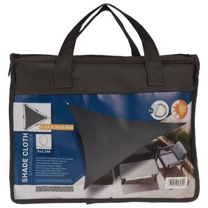 ProGarden Toile d'ombrage 3 6x3 6x3 6 m gris triangulaire