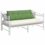 vidaXL Coussin de Dos Vert clair 140 x 50 cm Tissu en velours côtelé