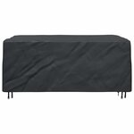 vidaXL Housse pour meubles Uni Noir 220 x 150 x 85 cm 600D