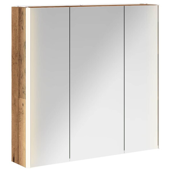 vidaXL Armoire Miroir de Salle de Bain Bois ancien 73.5 x 15.5 x 70 cm