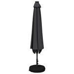 vidaXL Parasol de jardin avec lampes LED 230 x 230 cm Polyester