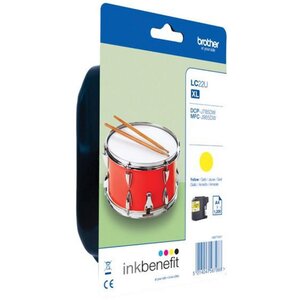 Cartouche d'encre Original LC22UYBP XL Jaune BROTHER