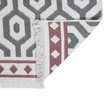Vidaxl tapis gris 120x180 cm coton