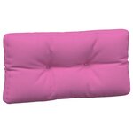 vidaXL Coussins de palette lot de 7 rose tissu