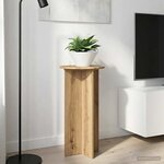 vidaXL Support de Plante 2 pièces Chêne artisanal 40 x 40 x 80 cm
