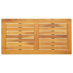 vidaXL Plateau de table Marron 90 x 45 x 2 cm Bois d'acacia massif
