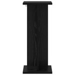 vidaXL Support de Plante 2 pièces Chêne noir 25 x 25 5 x 60 5 cm