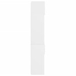 vidaXL Armoire de rangement blanc 70x42 5x225 cm bois d'ingénierie