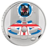Pièce "The Who" 2 dollars - Royal Mint - 1 Oz Argent - Qualité BE Millésime 2021 - £2