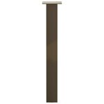 vidaXL Pieds de table console 4 pièces Acier naturel 72 cm Acier